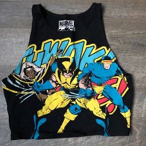 F21 Marvel crop top